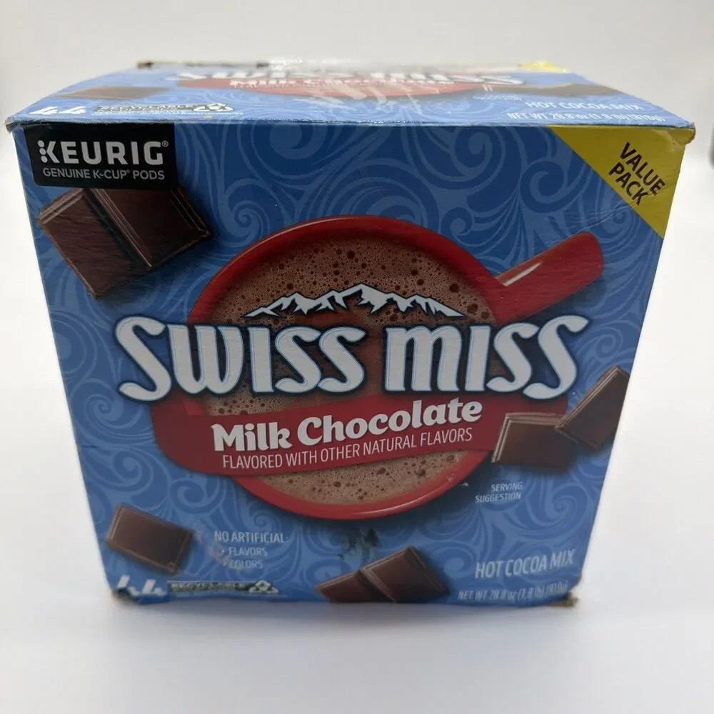 Swiss Miss Milk Chocolate Keurig K-Cup Pods - Hot Cocoa - 44ct  (Complete)